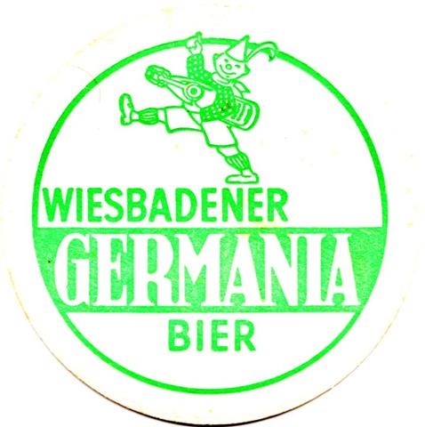wiesbaden wi-he germania rund 2a (215-wiesbadener-rand breit-grn) 